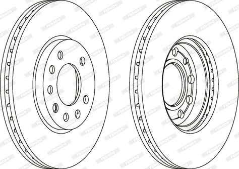 Ferodo DDF1042C - Discofreno autozon.pro