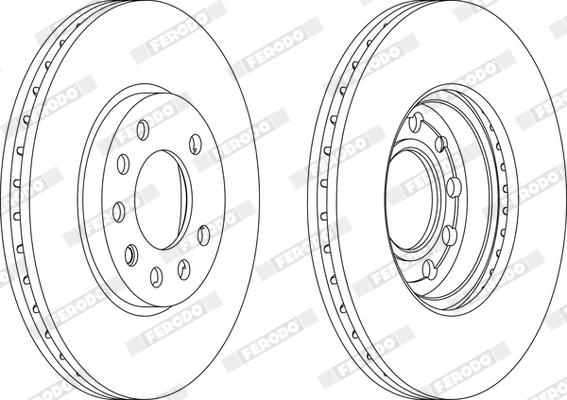 Ferodo DDF1042X - Discofreno autozon.pro