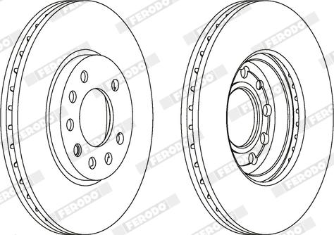 Ferodo DDF1042X - Discofreno autozon.pro