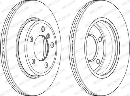 Ferodo DDF1066C-1-D - Discofreno autozon.pro