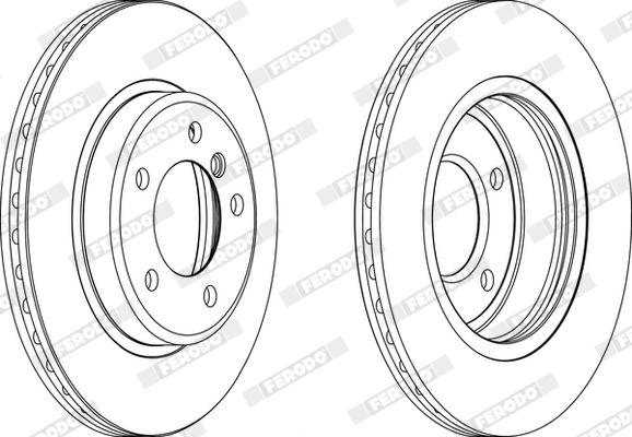 Ferodo DDF1066X - Discofreno autozon.pro