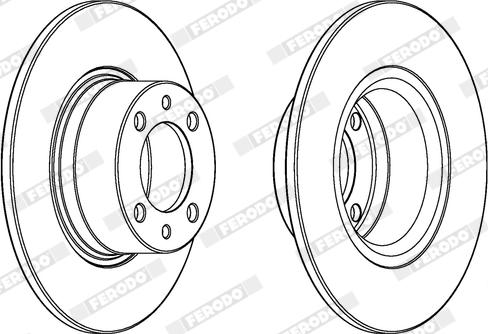 Ferodo DDF1035X - Discofreno autozon.pro