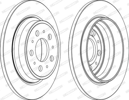 Ferodo DDF1079C-1-D - Discofreno autozon.pro