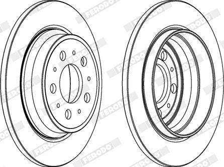 Ferodo DDF1079X - Discofreno autozon.pro