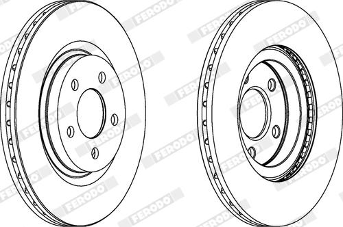 Ferodo DDF1153X - Discofreno autozon.pro