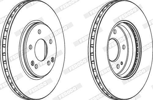 Ferodo DDF1136X - Discofreno autozon.pro