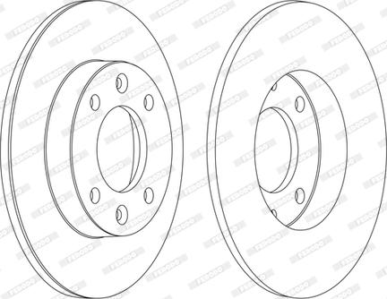 Ferodo DDF1178P-1-D - Discofreno autozon.pro