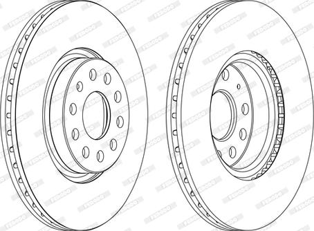 Ferodo DDF1305C-D - Discofreno autozon.pro