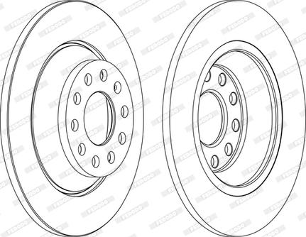 Ferodo DDF1307C-D - Discofreno autozon.pro