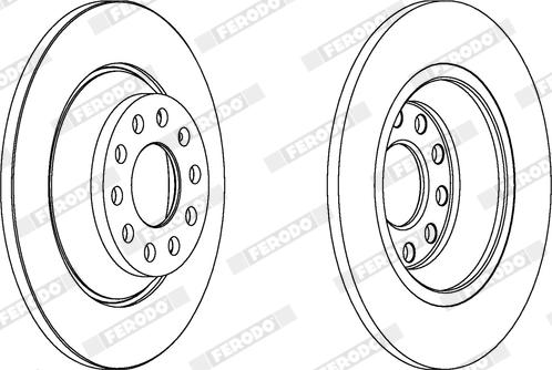 Ferodo DDF1307X - Discofreno autozon.pro