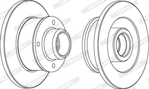 Ferodo DDF137X - Discofreno autozon.pro