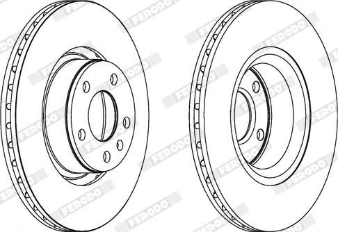 Ferodo DDF1291X - Discofreno autozon.pro