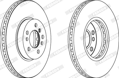 Ferodo DDF1256X - Discofreno autozon.pro