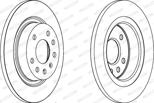 Ferodo DDF1288C - Discofreno autozon.pro