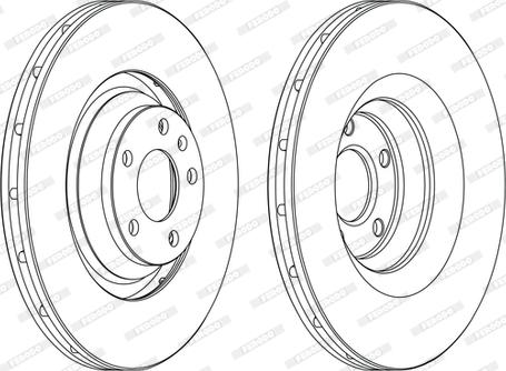 Ferodo DDF1238C-D - Discofreno autozon.pro