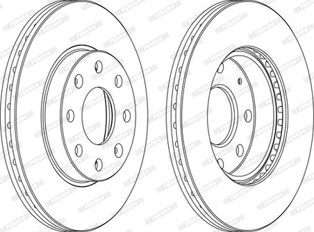 Ferodo DDF1279C-D - Discofreno autozon.pro