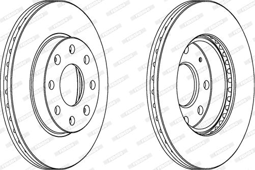 Ferodo DDF1279C - Discofreno autozon.pro