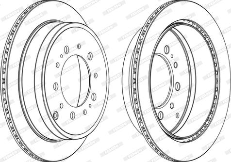 Ferodo DDF1799C-D - Discofreno autozon.pro