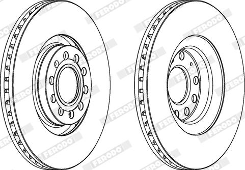 Ferodo DDF1705X - Discofreno autozon.pro