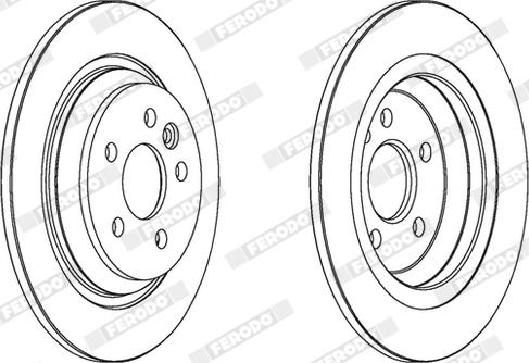 Ferodo DDF1720X - Discofreno autozon.pro