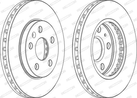 Ferodo DDF1721DSR/L-D - Discofreno autozon.pro