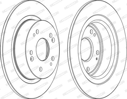 Ferodo DDF1776DSR/L-D - Discofreno autozon.pro