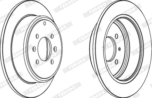 Ferodo DDF869X - Discofreno autozon.pro