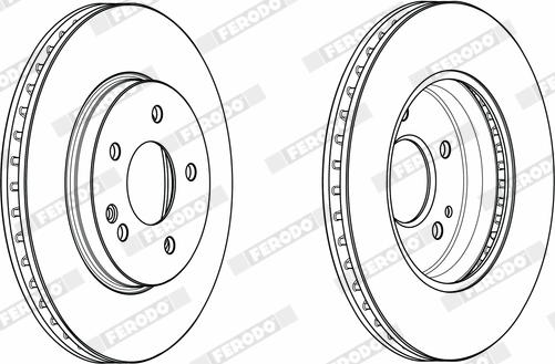 Ferodo DDF817X - Discofreno autozon.pro