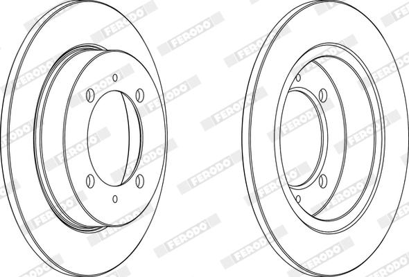 Ferodo DDF886X - Discofreno autozon.pro