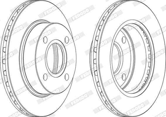 Ferodo DDF887X - Discofreno autozon.pro