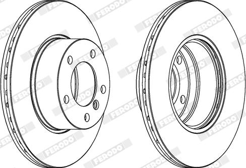 Ferodo DDF834X - Discofreno autozon.pro