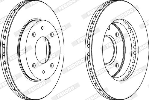 Ferodo DDF390X - Discofreno autozon.pro