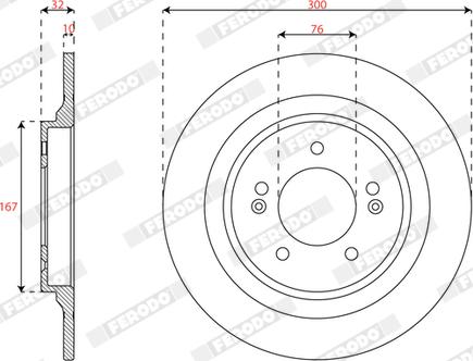 Ferodo DDF3099C - Discofreno autozon.pro