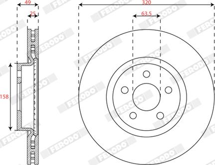 Ferodo DDF3053C - Discofreno autozon.pro