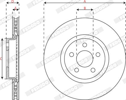 Ferodo DDF3066C - Discofreno autozon.pro