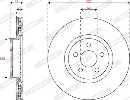 Ferodo DDF3066C - Discofreno autozon.pro