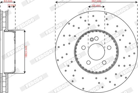 Ferodo DDF3060VC-1 - Discofreno autozon.pro