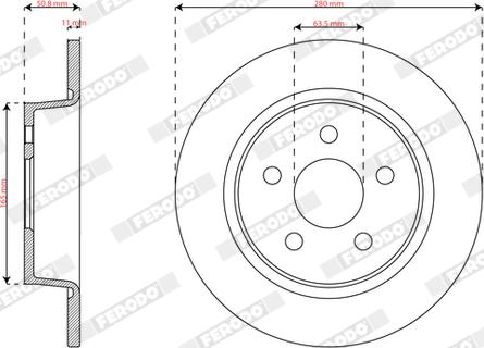 Ferodo DDF3123 - Discofreno autozon.pro