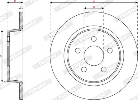 Ferodo DDF3123 - Discofreno autozon.pro