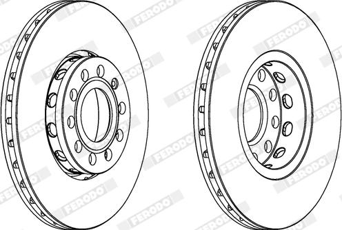 Ferodo DDF320X - Discofreno autozon.pro