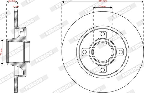 Ferodo DDF2929-1 - Discofreno autozon.pro