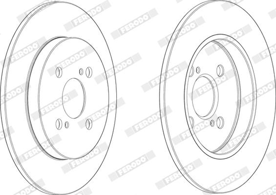 Ferodo DDF2570X - Discofreno autozon.pro