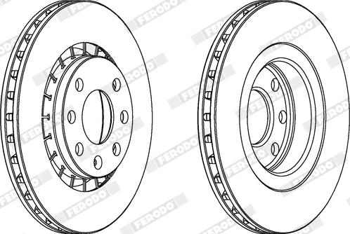 Ferodo DDF206X - Discofreno autozon.pro