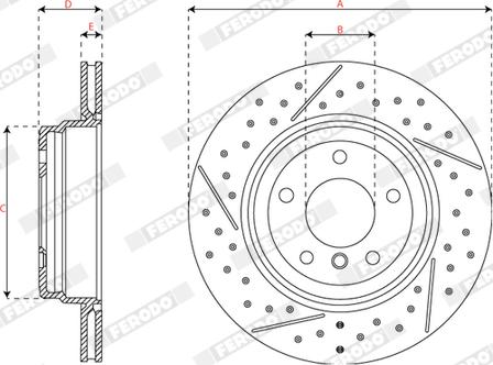 Ferodo DDF2032C - Discofreno autozon.pro