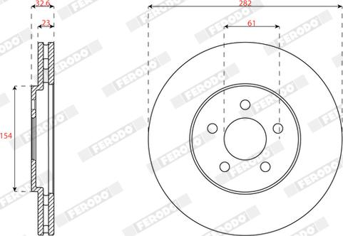 Ferodo DDF2165 - Discofreno autozon.pro