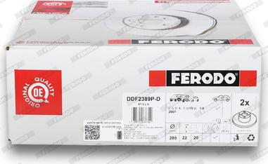 Ferodo DDF2389P-D - Discofreno autozon.pro