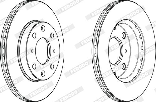 Ferodo DDF2370X - Discofreno autozon.pro