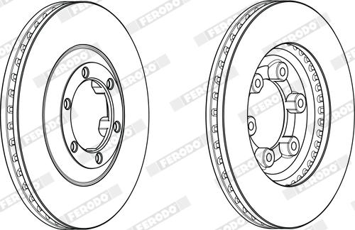 Ferodo DDF2373X - Discofreno autozon.pro