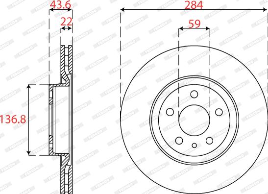 Ferodo DDF2775C - Discofreno autozon.pro