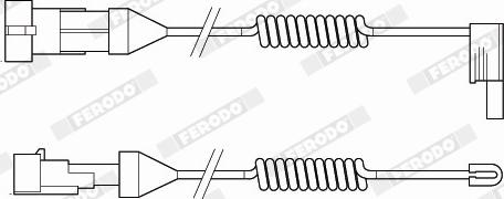 Ferodo FAI105 - Contatto segnalazione, Usura past. freno / mat. d'attrito autozon.pro